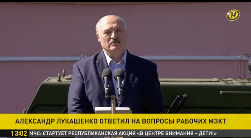 Alexander Lukashenko on ONT